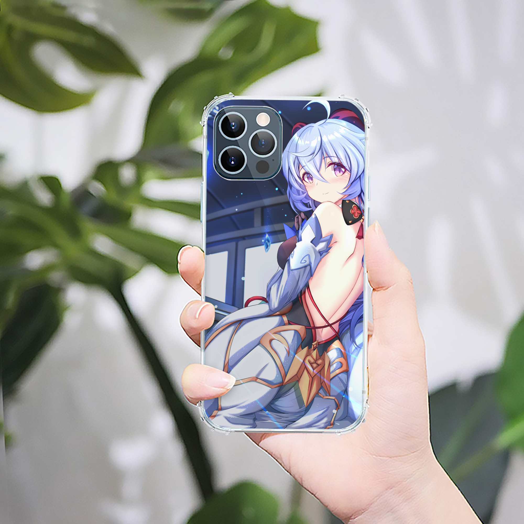 げんし神 genshin 【iPhone 12シリーズ対応】透明スマホケース（クリアソフトケース）